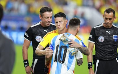 James Rodriguez dành sự tôn trọng tới Messi.