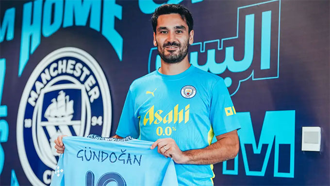 Gundogan ra mắt Man City hôm nay